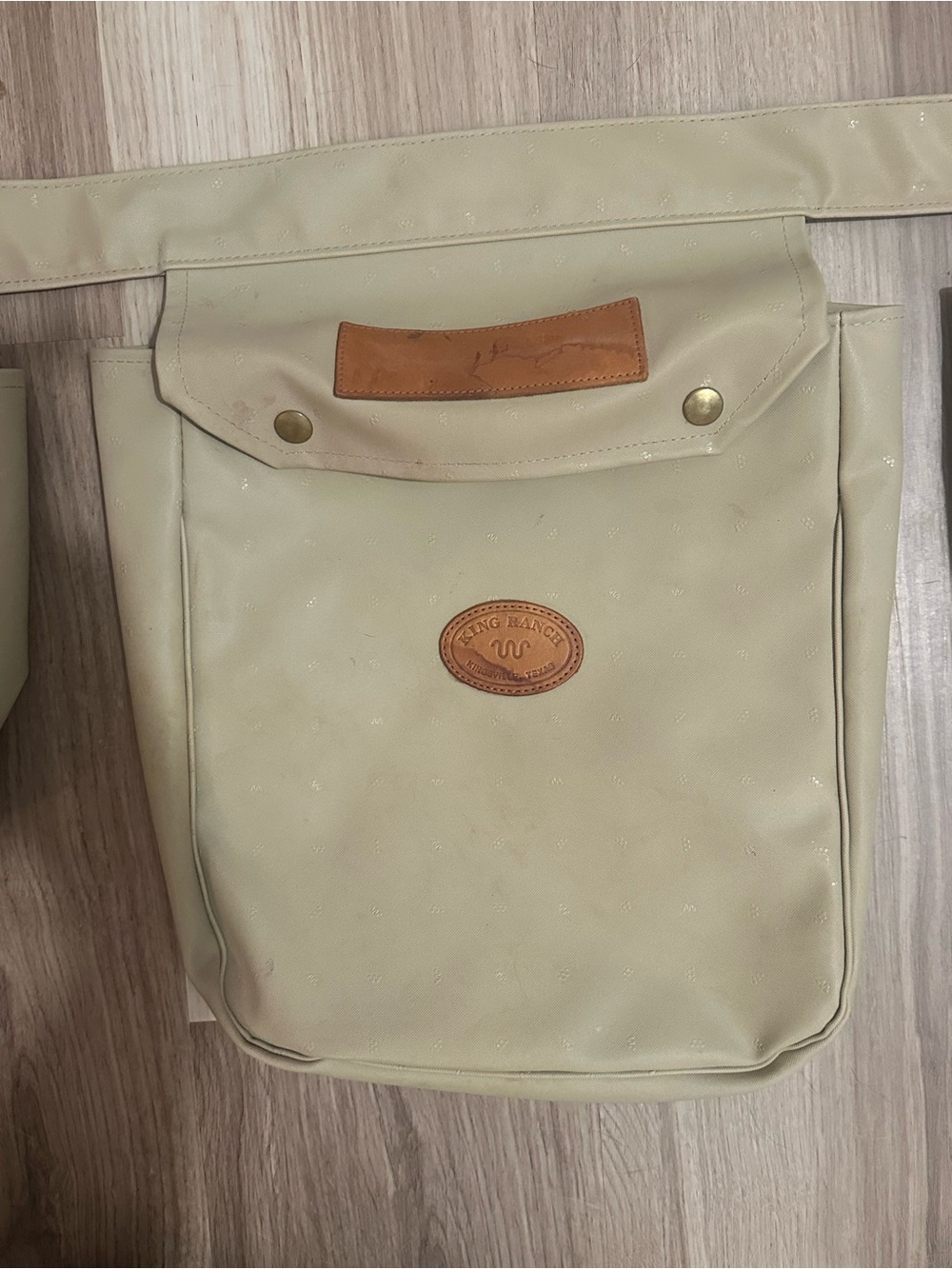 King Ranch Bird Belt Hunting Waist Pack 3 Pocket Shell Belt Canvas Leather New C - Picture 2 of 7